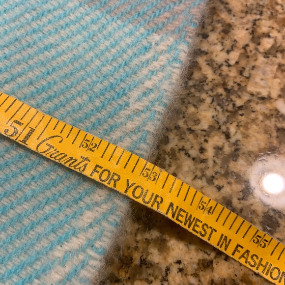 Gagalis Greece Vintage Wool Throw Pastel Plaid Fringed - Picture 10 of 10